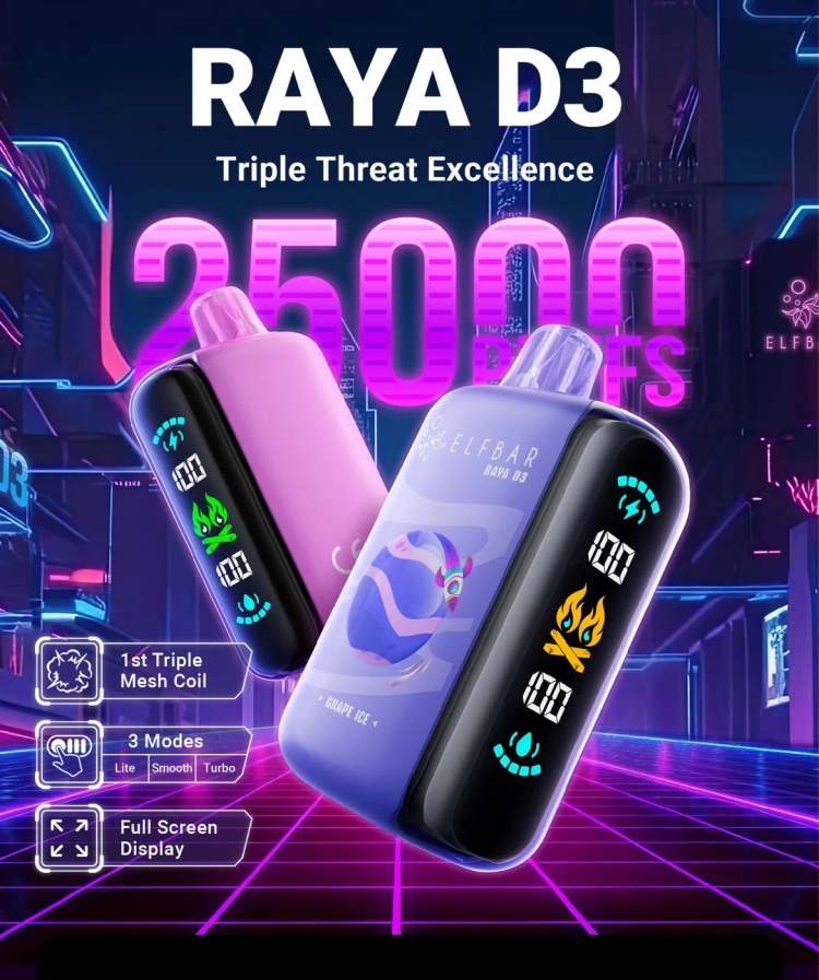 ELFBAR RAYA D3 25000 PUFFS